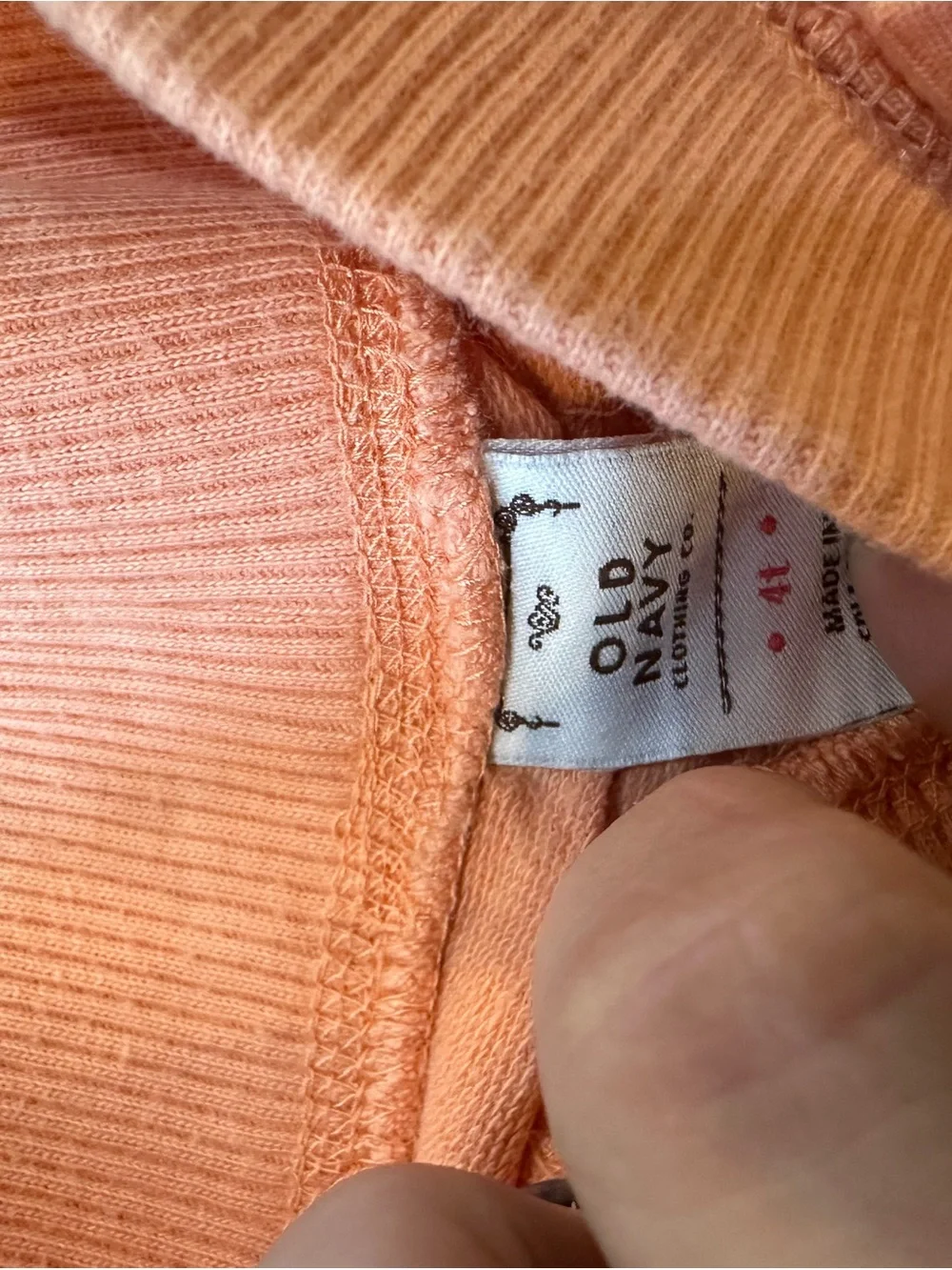Peach Knit Lounge Shorts with Drawstring